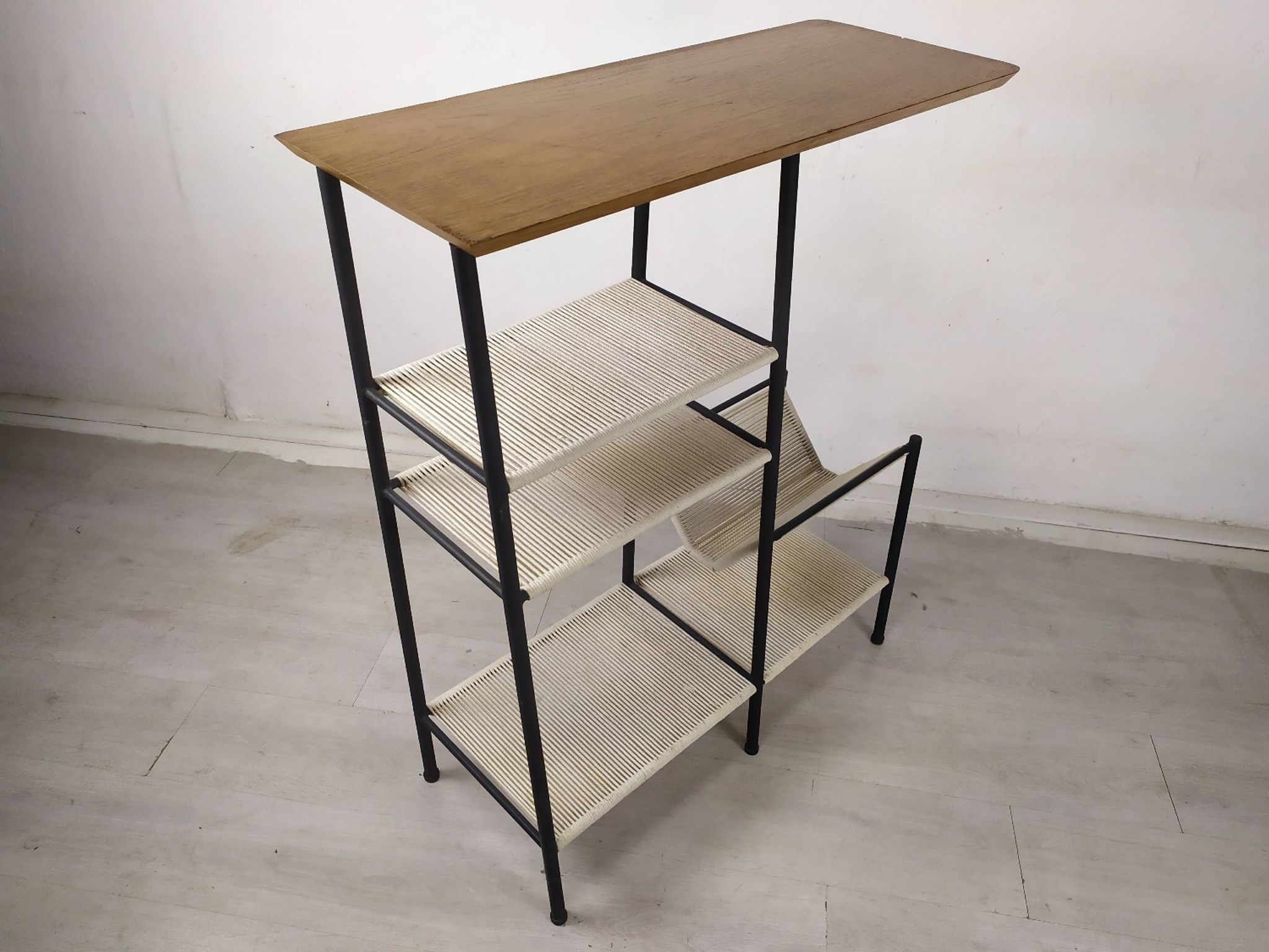 Étagère vintage corde
