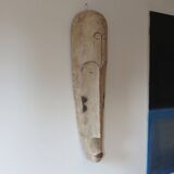 Très grand masque tribal africain décoratif à suspendre au mur du Gabon
