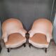 Paire de fauteuils crapauds