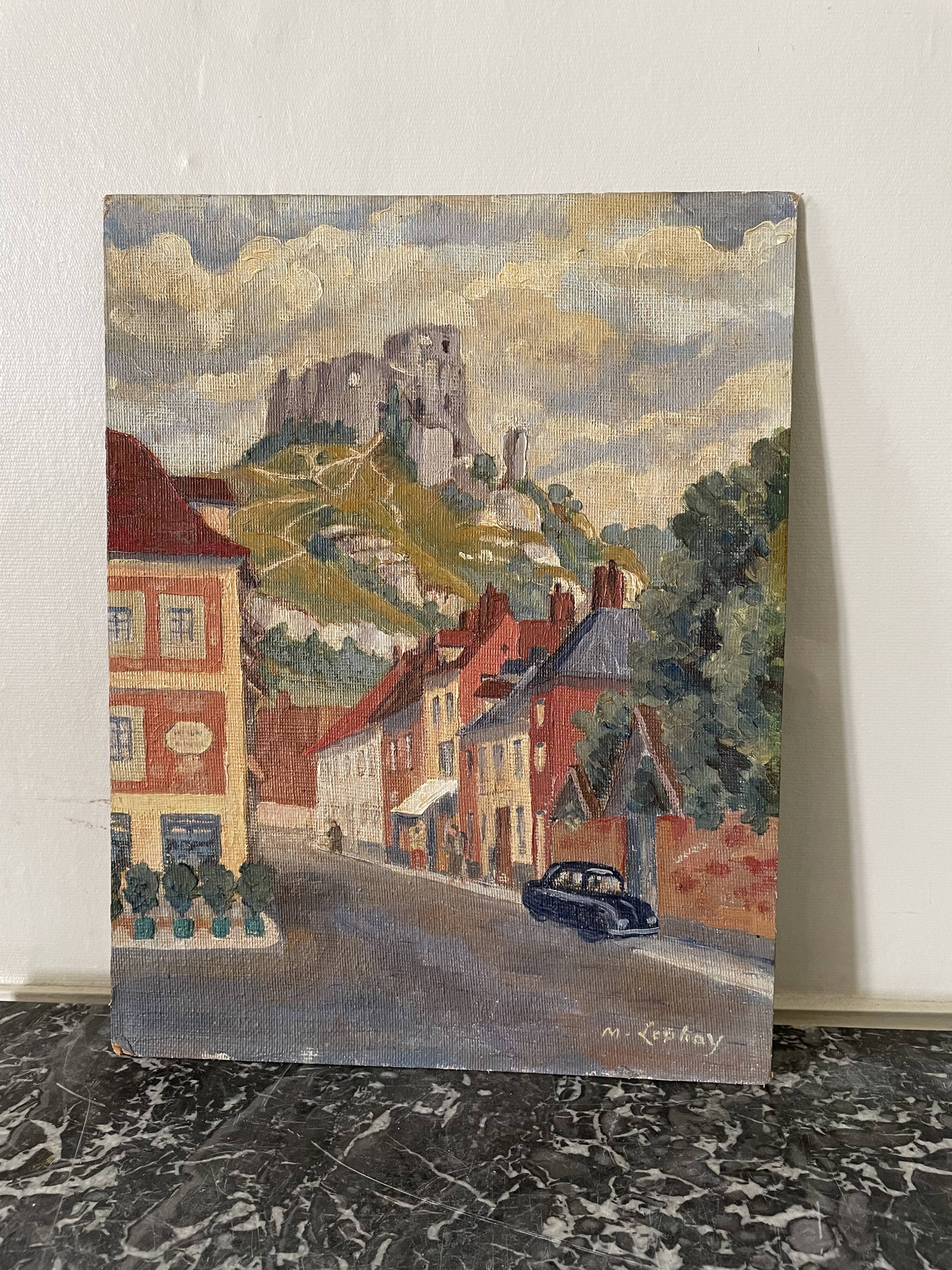 Oil on landscape cardboard 35 X 27