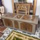 Large painted bench chest 149X58