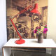 Red tomato Luxo lamppost
