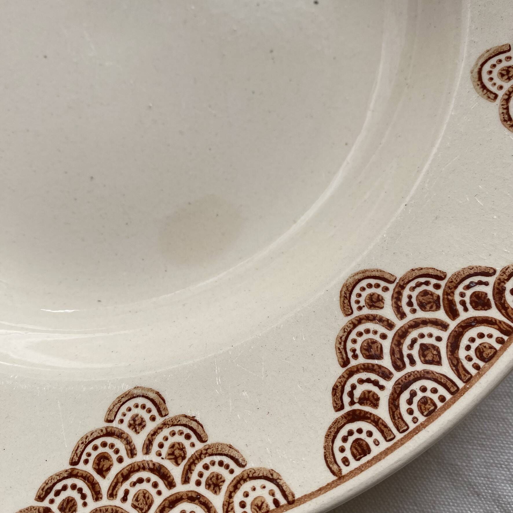 St Amand deep plates, 1930s