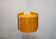 Modern Danish Pendant Lamp: Dark Yellow Metal, 1990s Design