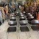 Set of 14 ebony Flötotto chairs