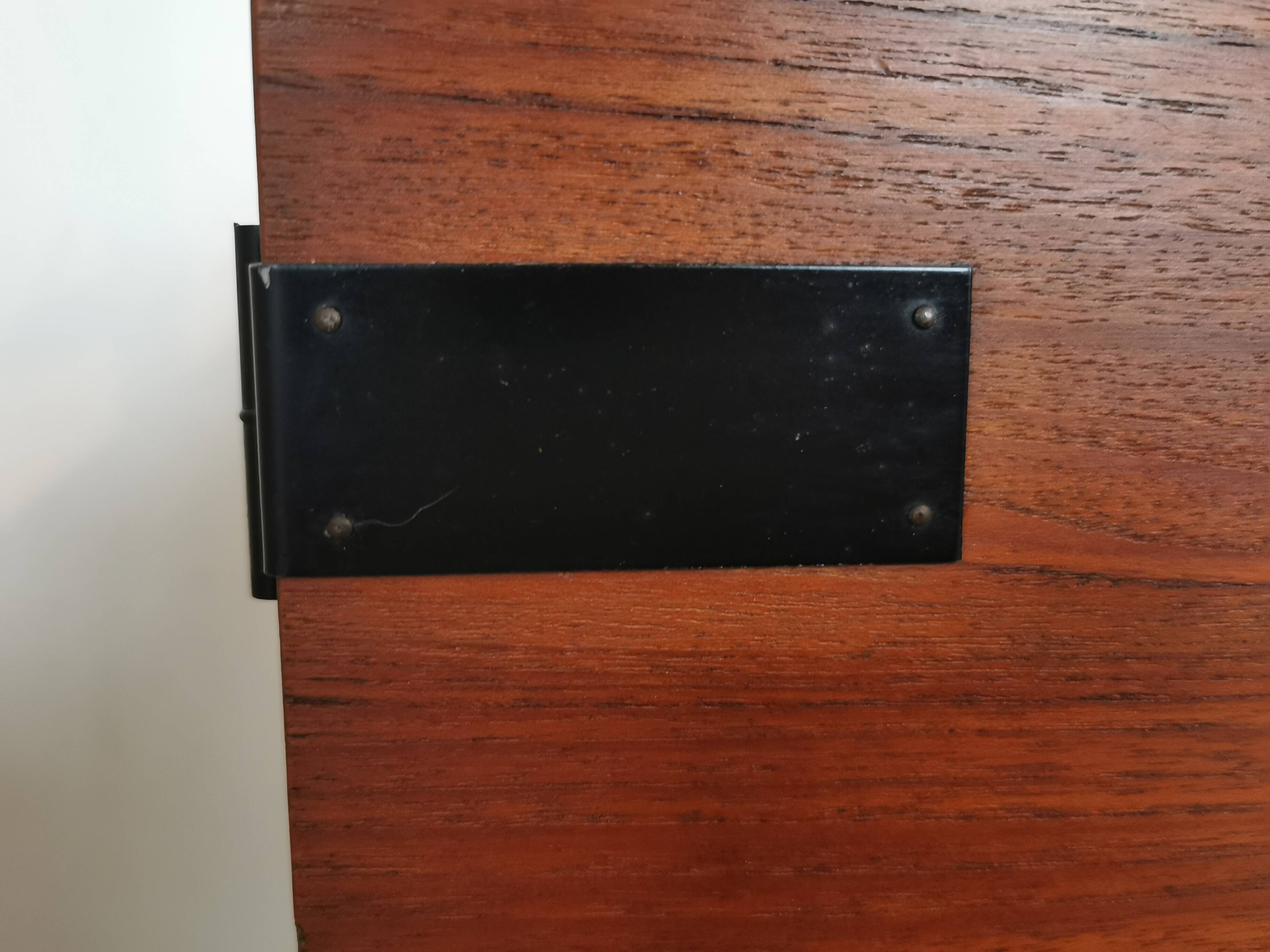 Small teak and metal sideboard, 70s