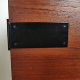 Small teak and metal sideboard, 70s