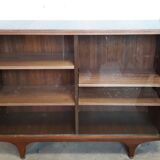 Old teak and glass showcase