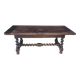 Table de ferme Louis XIII en noyer 19ème