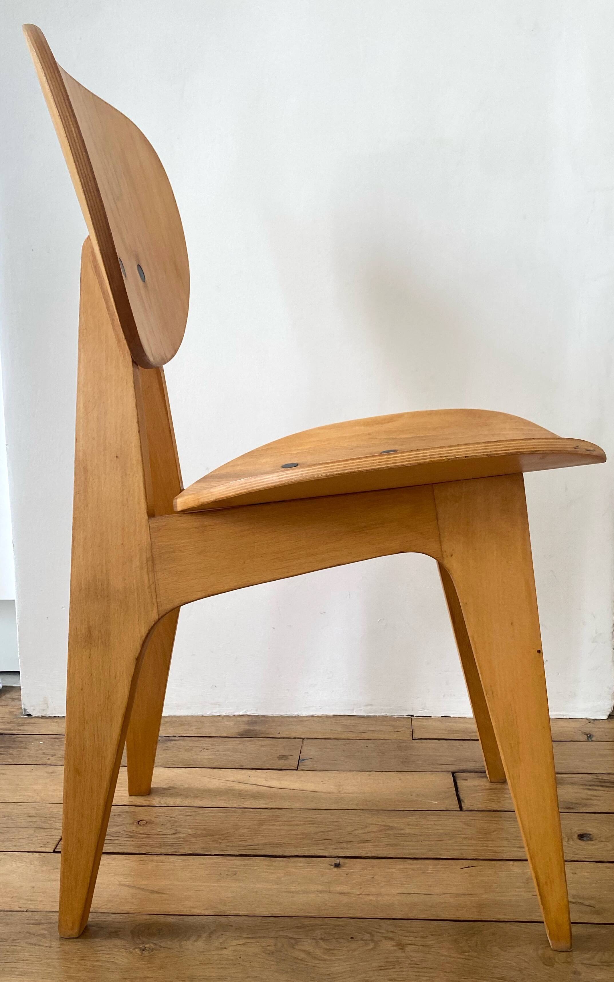 Junzo sakakura chair / n. 3221 / vintage