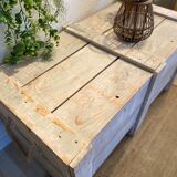 Ancienne malle en bois