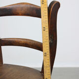 Antique Patinated Children's Chair, 1890s