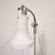 70s Gooseneck Metal Floor Lamp, Adjustable Height Tripod Base