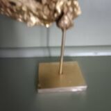 Brutalist brass sculpture, Philippe Cheverny, 1970