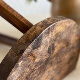 Tabouret paysan en chêne