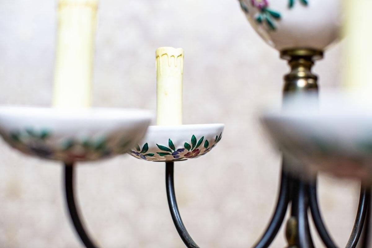 Faience Pendant Lamp, 1960s