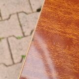 School desk in formica, wood and vintage metal - children's desk