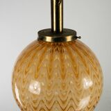 Mid-Century Murano glass sphere chandelier in the style of Venini. 1970