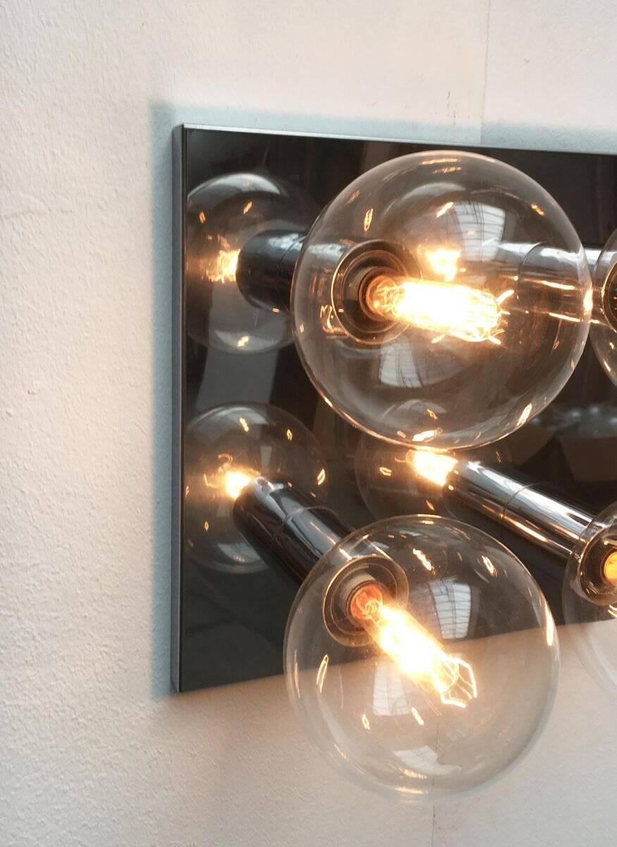 Vintage Space Age ceiling lamp by Motoko Ishii for Staff