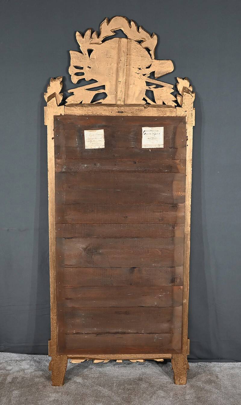 Important gilded wooden mirror, Louis XV period – 1768