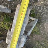 Farm table guinguette and wooden trestles