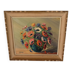 Huile sur toile des années