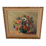 Oil on canvas from the 1950s