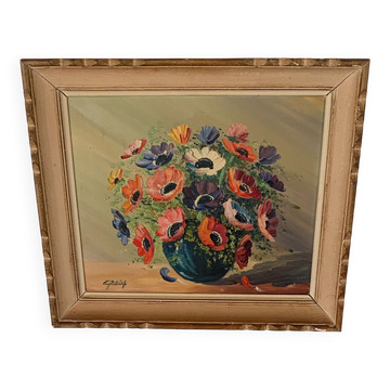 Oil on canvas from the 1950s