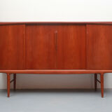 1960s teak sideboard Axel Christensen with sliding doors
