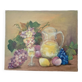 Still life painting canvas