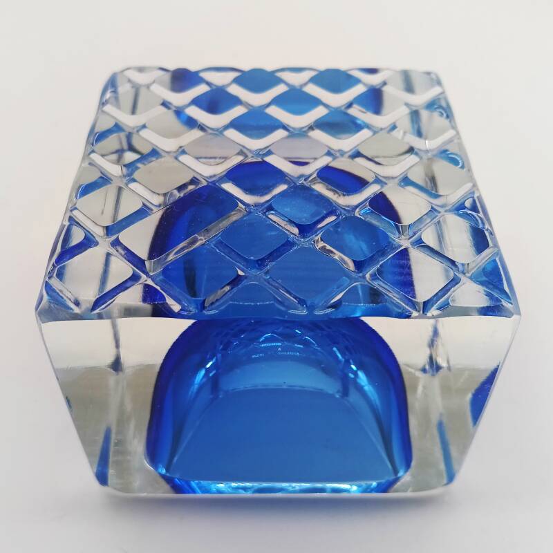 1960s Square Ashtray or Catch-all in Murano Glass by Mandruzzato.