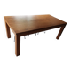 Solid wood table for 8 people.