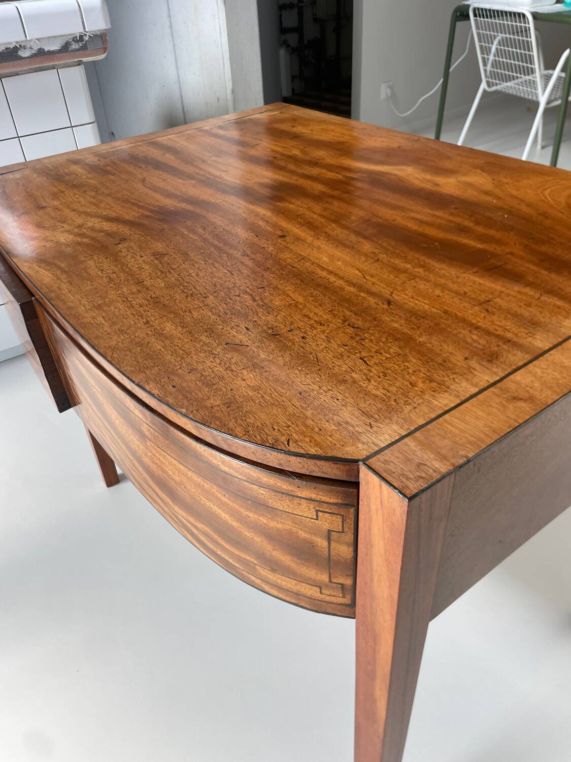Antique marquetry desk