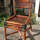 Chaise vintage MacGuire en bambou et cannage