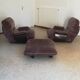 Michel Ducaroy line Roset model Marsala 2 armchair, 1 pouf