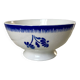earthenware bowl FB Badonviller blue years 30-40