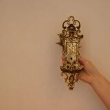 Applique murale suédoise en laiton, style milieu du siècle