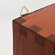 Mid-century wall shelf with mirror / 1960s / 1970s / Danish modern design / black