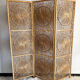 Rattan screen sun pattern