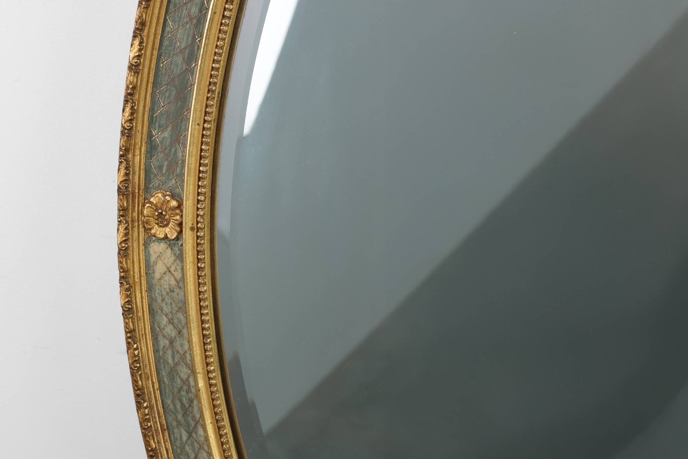 Oval Giltwood Mirror by Pieterman, The Netherlands 1960s
