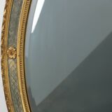 Oval Giltwood Mirror by Pieterman, The Netherlands 1960s