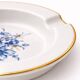 Circular Porcelain Ashtray from Meissen - Blue and Gold Floral Pattern