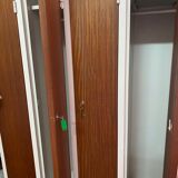 Casiers industriels en teck mi-siècle modernes