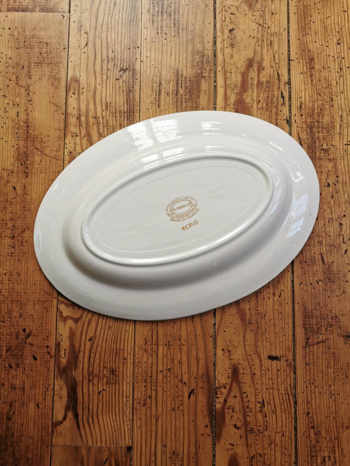 Vintage oval dish L'Amandinoise 1055