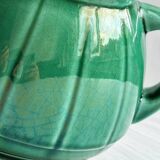 Ceramic teapot, bright green.
