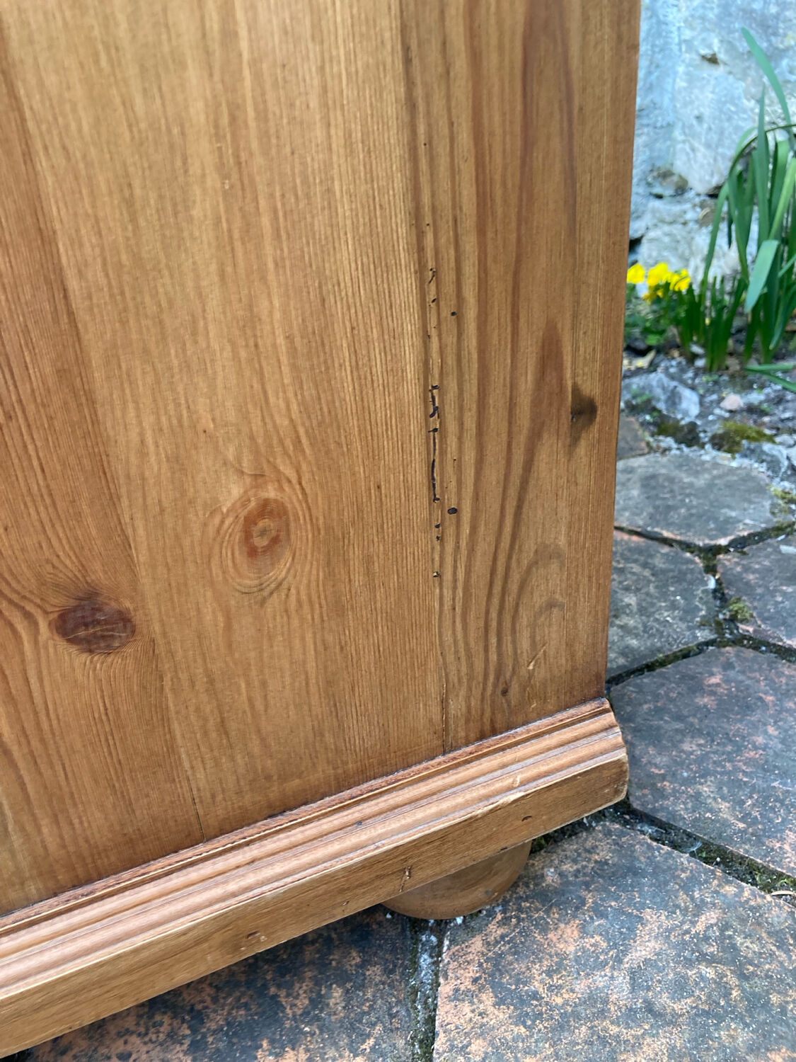 Antique pine chest of drawers