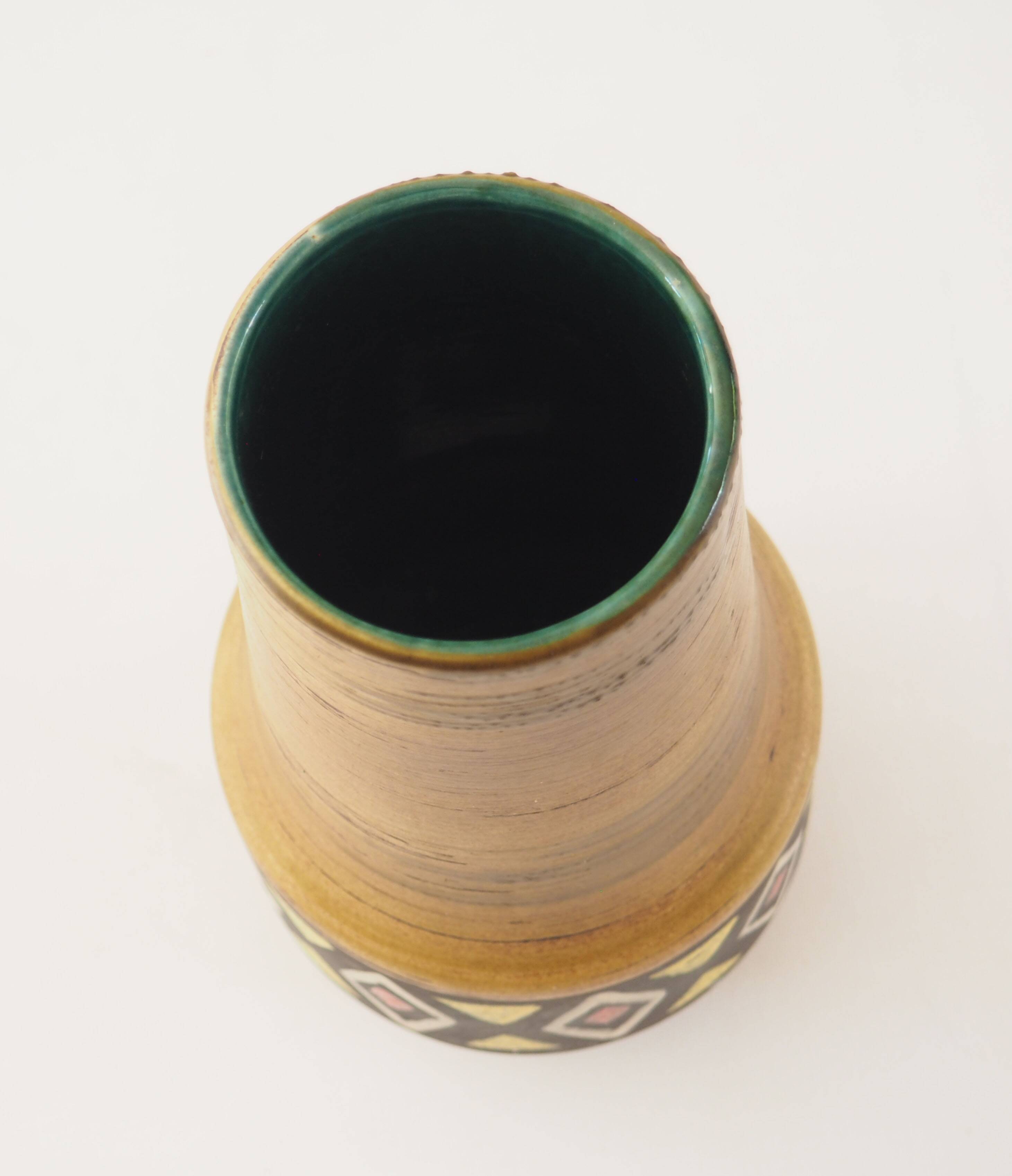 West Germany multicolored vase