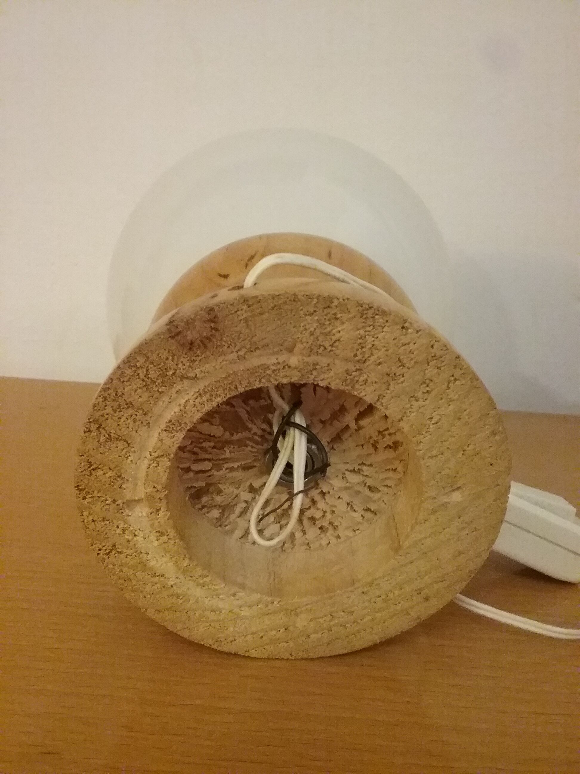 Vintage opaline lamps