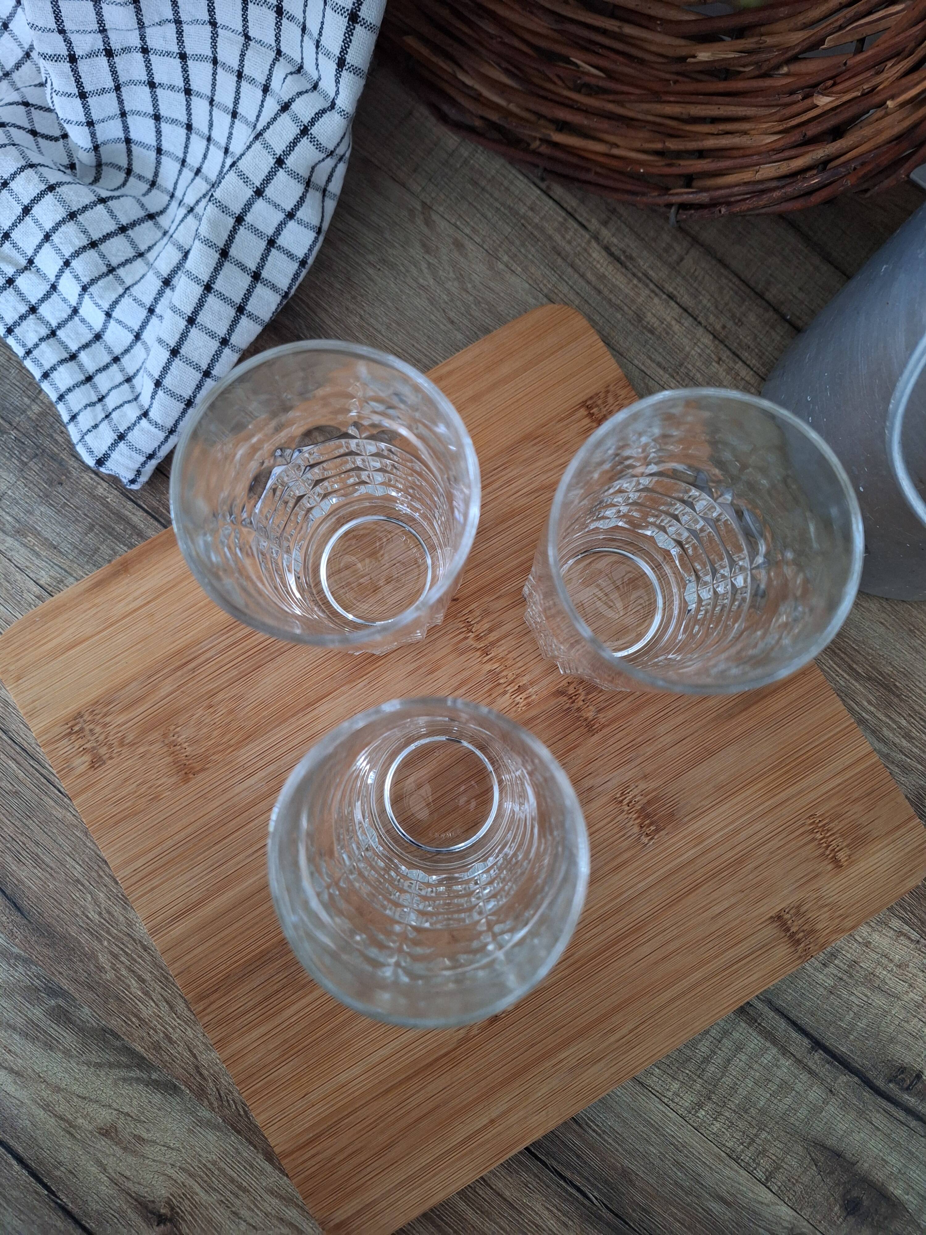 Verres à eau ou apéritif vintage