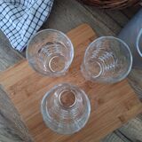 Verres à eau ou apéritif vintage